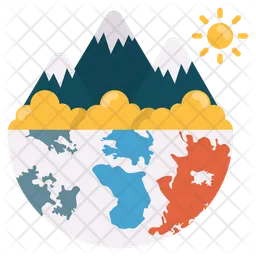 Global Mountains  Icon