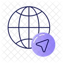 Global Navigation Geolocation Global Location Icon