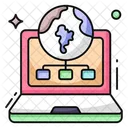 Global Network Global Connections Global Nodes Icon
