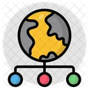Global Network Global Connection Share Network Icon