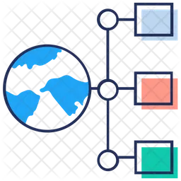 Global Network  Icon