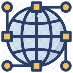 Global Network  Icon