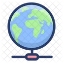 Global Network Shared Network Worldwide Network Icon