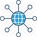 Global Network Global Global Hierarchy Icon