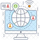 Global Network International Network Referral Network Icon