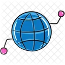 Global Network Www Global Communication Icon