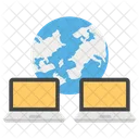 Global Network International Data Worldwide Information Icon