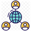 Global Network Worldwide Network Affiliate Network Icon