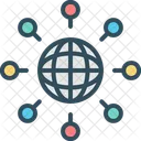 Global Network World Network Connection Icon