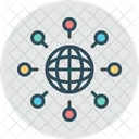 Global Network World Network Connection Icon
