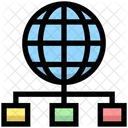 Global Network Network Connections Icon