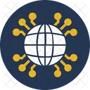 Global Network Globe Global Connections Icon