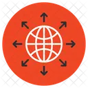 Global Network Worldwide Network Global Connectivity Icon
