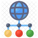 Global Network Global Connection Networking Icon