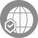 Global Network Cyber Security Network Security Icon