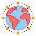 Global Network Affiliate Network Globalization Icon