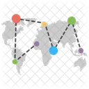 Global Network Globe Icon