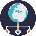 Global Network Connections Icon