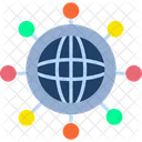 Global Network Global Business Icon