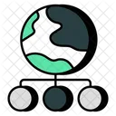 Global Network Global Connection Global Nodes Icon
