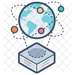 Global Network Connection  Icon