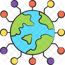 Global Network Network Global Connection Icon