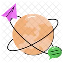 Global Network Global Connection Marketing Icon