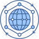 Global Network Connectivity Internet Icon