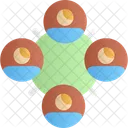 Global Network Worldwide Icon