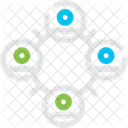 Global Network Worldwide Icon
