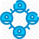 Global Network Worldwide Icon