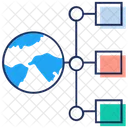 Global Network  Icon