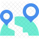 Global Network Location  Icon