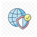 Global Network Security Icon