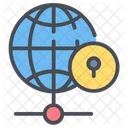Global Network Security Icon