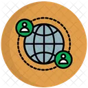 Global Networkglobal Network Connectivity Icon