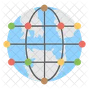 Global Network Networking Icon