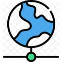 Global Connection Global Server Hosting Infrastructure Icon