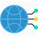 글로벌 네트워킹  아이콘