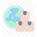 Global Packages Global Delivery Icon