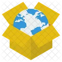 Global Parcel Worldwide Delivery Delivery Box Icon