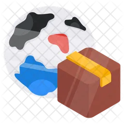 Global parcel  Icon