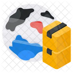 Global parcel  Icon