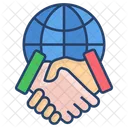 Global Partnership International Deal International Partnership Icon
