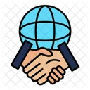 International Deal Global Business Agreement Icon