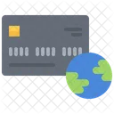 Credit Card Planet Earth Icon