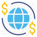 Global Payment Transaction Finance Icône