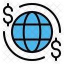 Global Payment Transaction Finance Icône