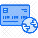 Credit Card Planet Earth Icône