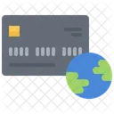 Credit Card Planet Earth Icône
